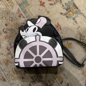 Black and White Cartoon Backpack